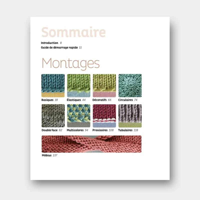 Montage et Rabattage au Tricot - Leslie Ann Bestor