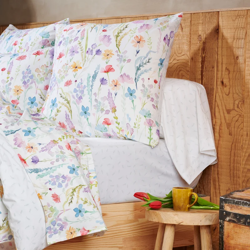 Drap plat Sophie - Percale de coton