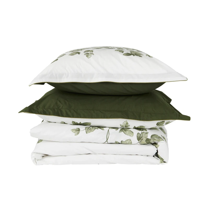 Taie d'oreiller Lierre - Percale de coton