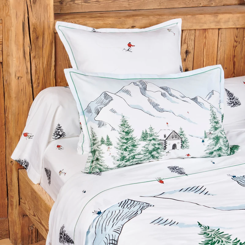 Drap plat Gérardmer - Satin de coton 80 fils/cm²