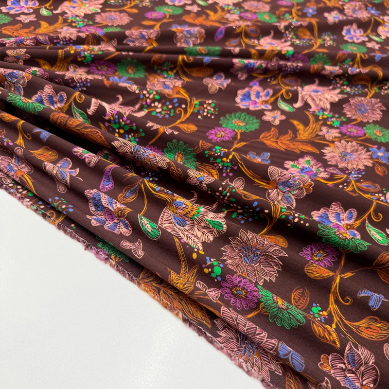 Tissu Crêpe, Viscose - Anemone
