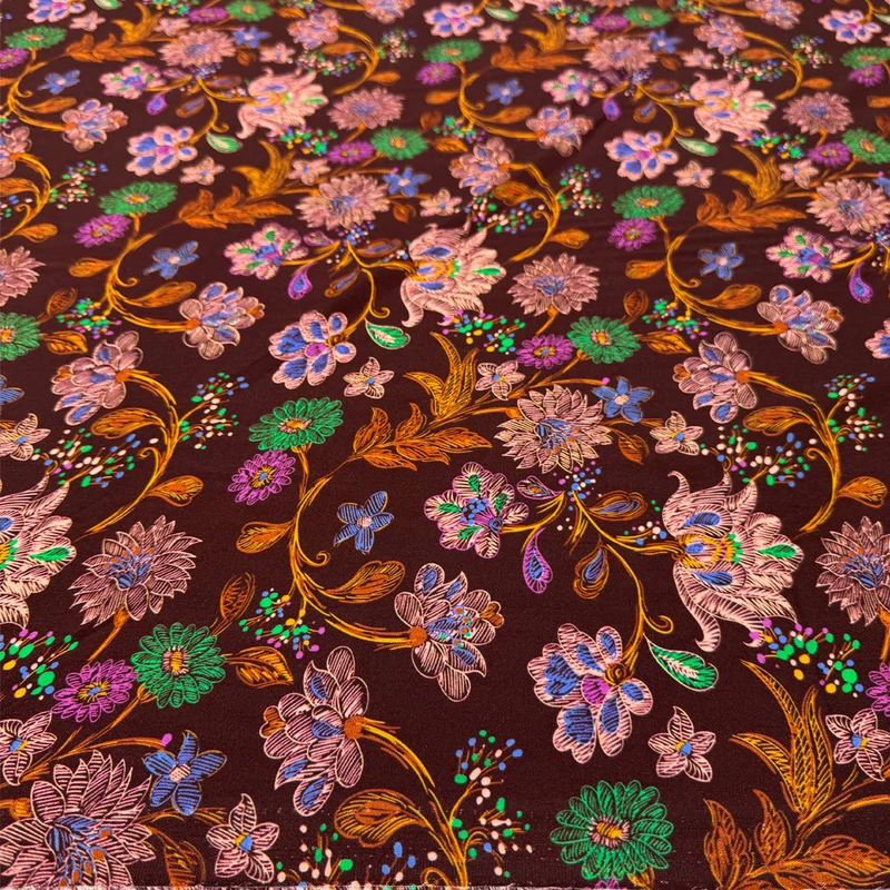 Tissu Crêpe, Viscose - Anemone
