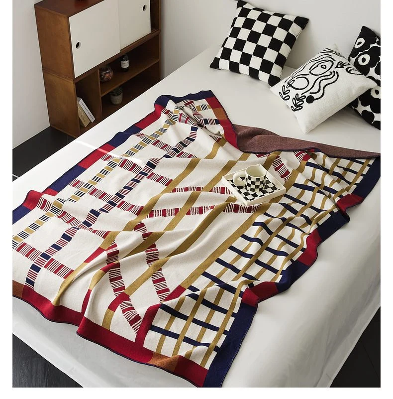 Plaid Doux Chaud Graphique 130 x 180 cm
