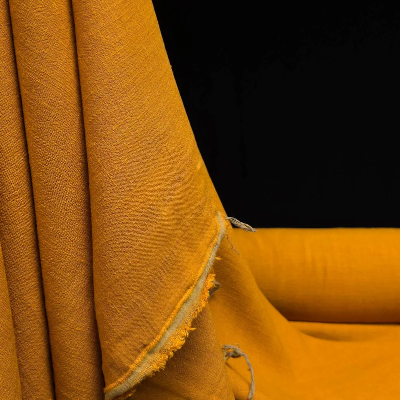 Tissu mélange rayonne et lin | Certifié OEKO-TEX®