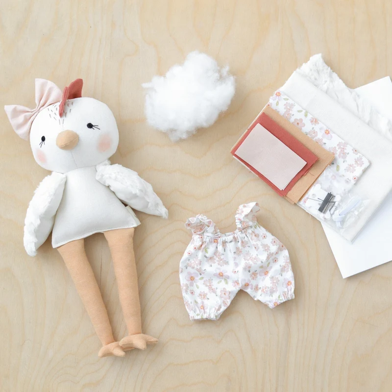 Kit de Couture | Poupée Poule Claire