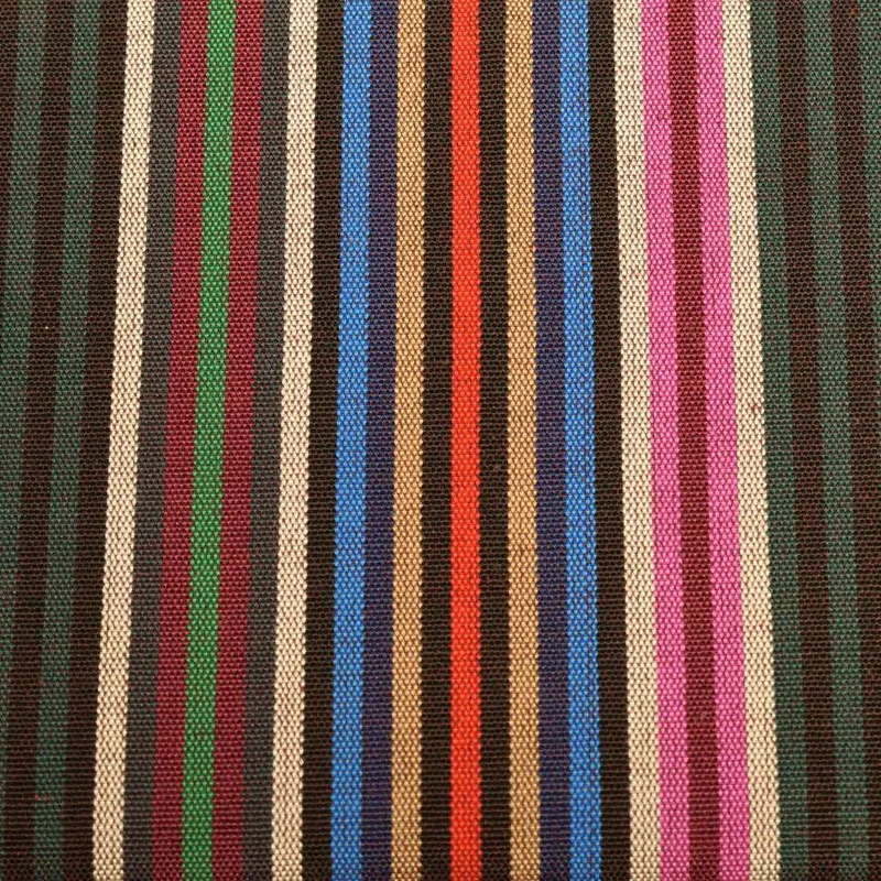 Tissu décoration au mètre artisanat mexicain rayures - couture rideau sur mesure