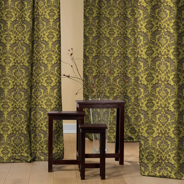 Tissu au mètre Jacquard Baroque Empire Damasco rideau tapisserie siège Damassé