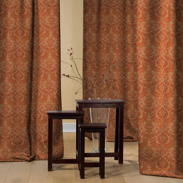 Tissu Empire Damasco au mètre Jacquard Baroque rideau tapisserie siège Damassé