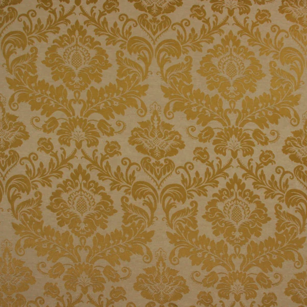 Tissu au mètre ameublement Jacquard Baroque Damassé rideau tapisserie siège Or