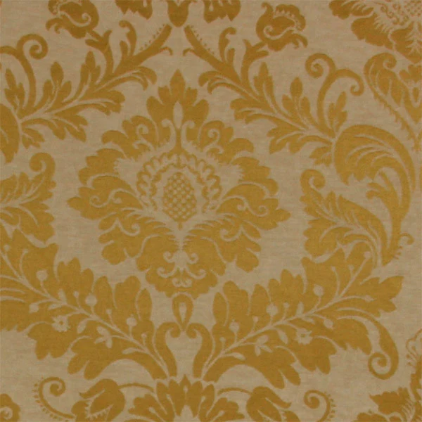 Tissu au mètre ameublement Jacquard Baroque Damassé rideau tapisserie siège Or