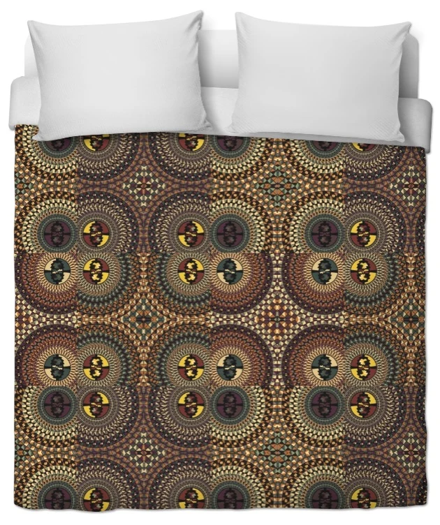 Tissu ameublement décoration Africain Wax au mètre motif rideau tapisserie siège