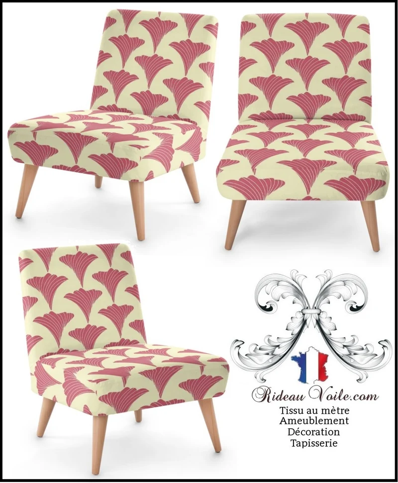 Tissu ameublement déco imprimé wax Africain au mètre motif fleur rideau tapisserie
