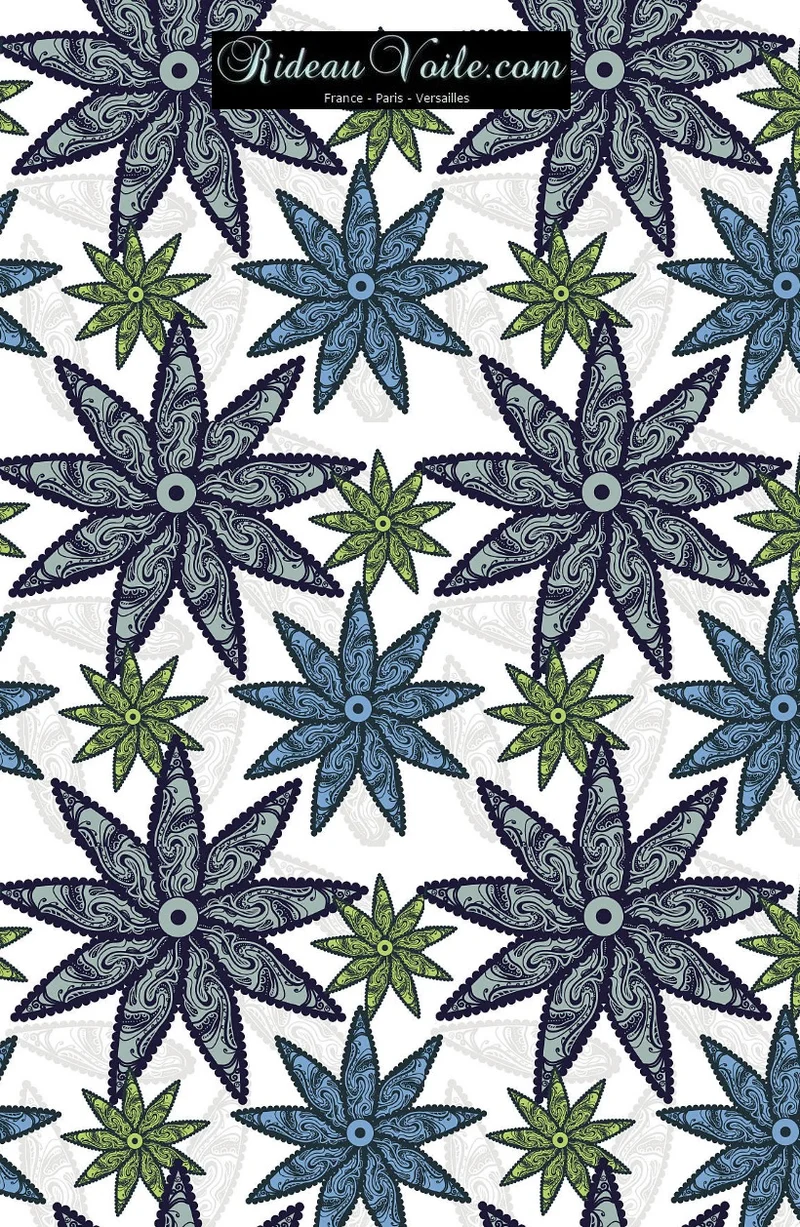 Tissu ameublement Ethnique Africain au mètre motif fleur rideau tapisserie siège
