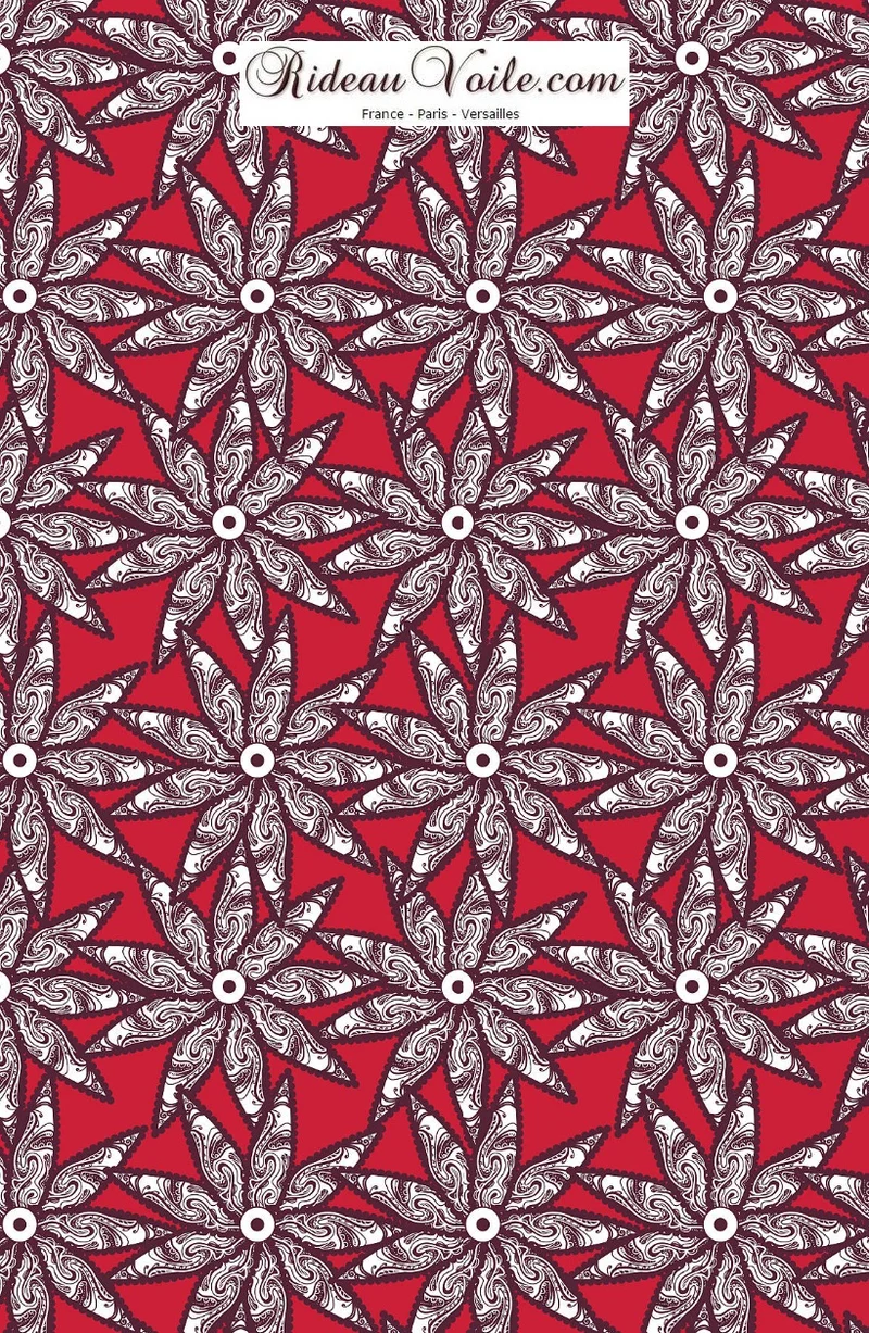 Tissu indigène Ethnique Africain au mètre style Wax décoration tapisserie rideau