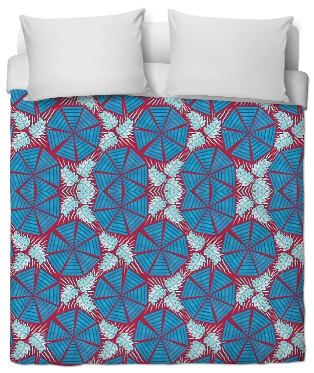 Tissu motif pagne Africain décoration tapisserie au mètre Ankara Wax rideau siège