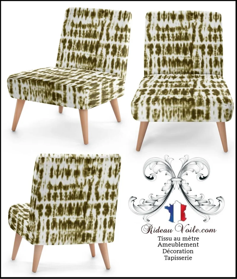 Tissu motif pagne Africain décoration tapisserie au mètre Ankara Wax rideau siège