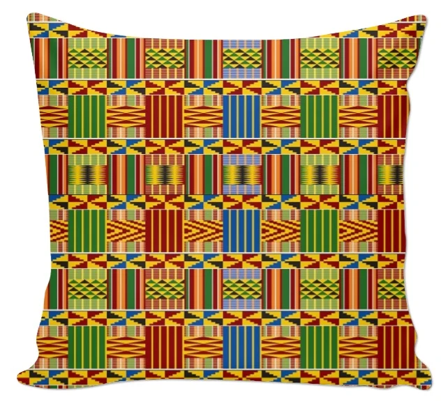 Tissu Africain ameublement tapisserie au mètre motif Ankara pagne Wax rideau siège
