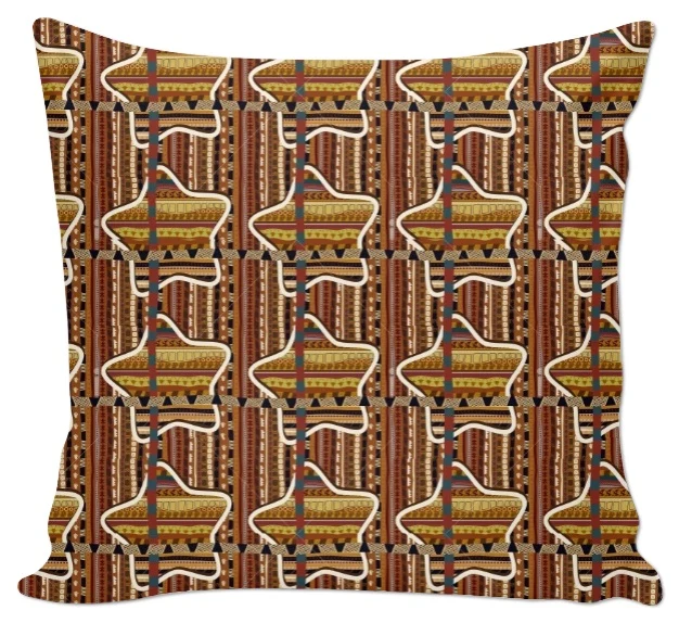 Tissu ameublement décoration tapisserie ethnique motif Africain au mètre rideau siège