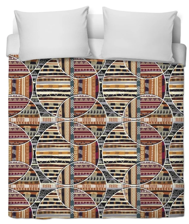 Tissu ameublement décoration tapisserie ethnique motif Africain au mètre rideau siège