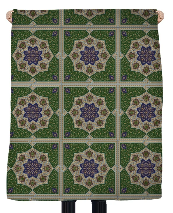 Tissu ameublement Maghreb Arabe motif oriental mètre rideau tapisserie siège