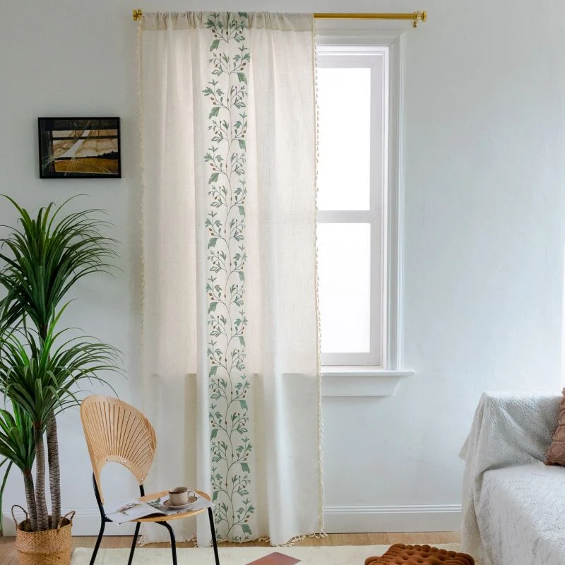 Rideau Tamisant en Coton Végétal 140 x H240 cm