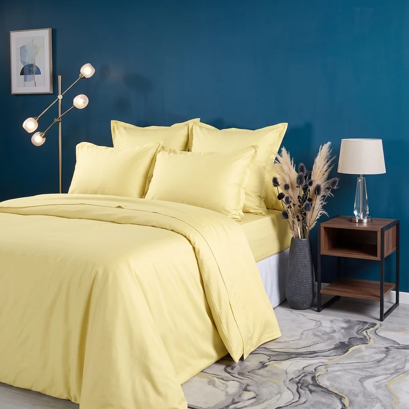 Housse de couette unie - Coton 57 fils