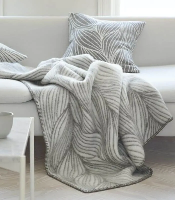 Plaid Pure Laine Design Scandinave 135 X 200 cm