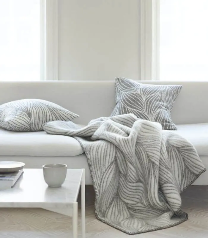 Plaid Pure Laine Design Scandinave 135 X 200 cm