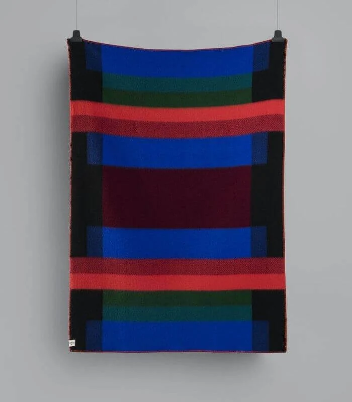 Plaid Pure Laine Mikkel Foncé 135 X 200 cm