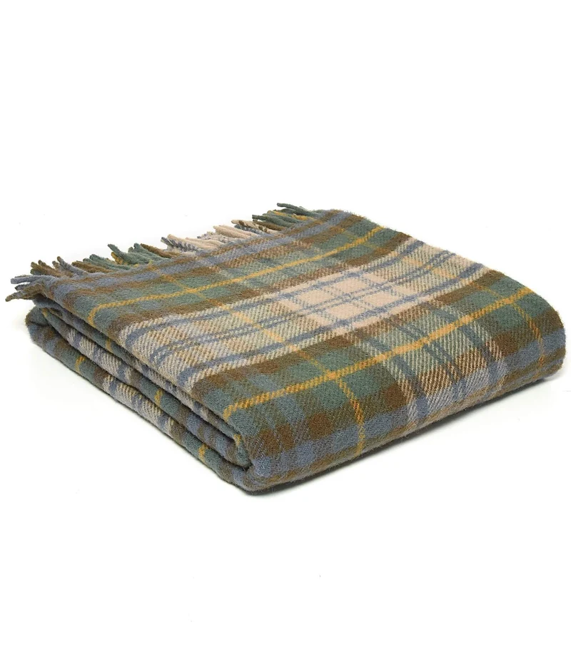 Plaid Pure Laine Écossais Antique Dress Gordon 150 X 183 cm