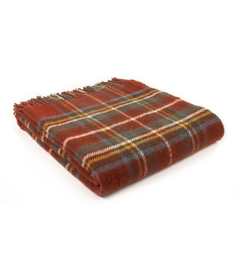 Plaid Pure Laine Écossais Antique Royal Stewart 150 X 183 cm