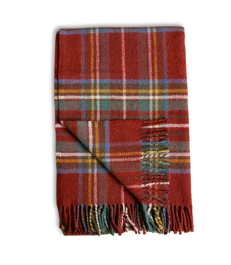 Plaid Pure Laine Écossais Antique Royal Stewart 150 X 183 cm