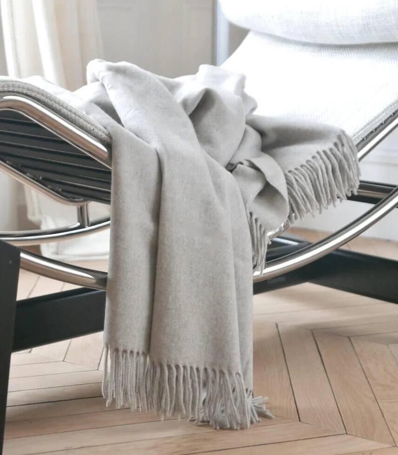 Plaid 100% Cachemire Luxe Taupe - Edition Spéciale 140 X 200 cm