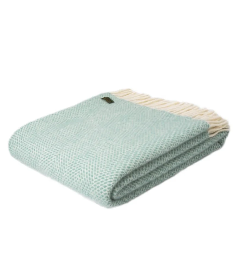 Plaid Laine Beehive Vert 150 X 183 cm