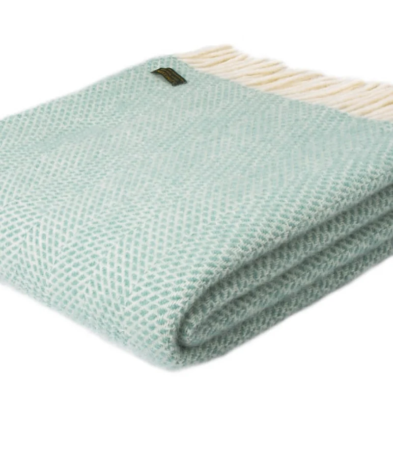 Plaid Laine Beehive Vert 150 X 183 cm