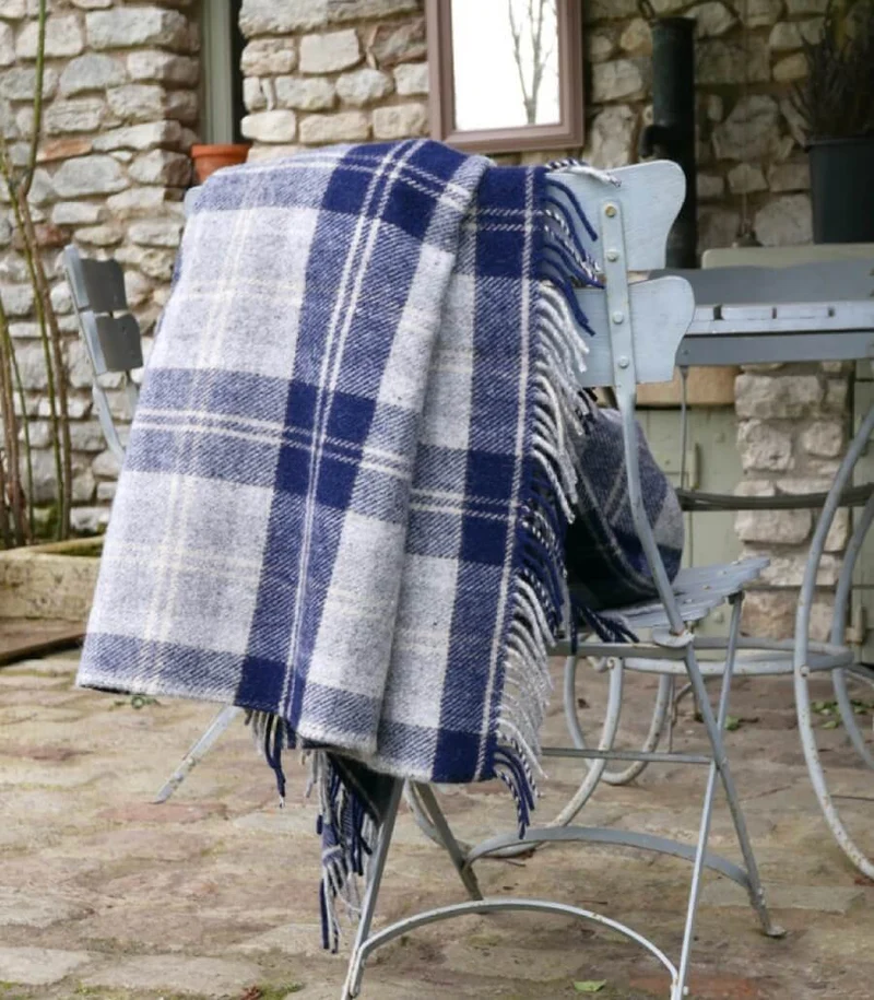 Plaid Pure Laine Écossais Bannockbane 150 X 183 cm