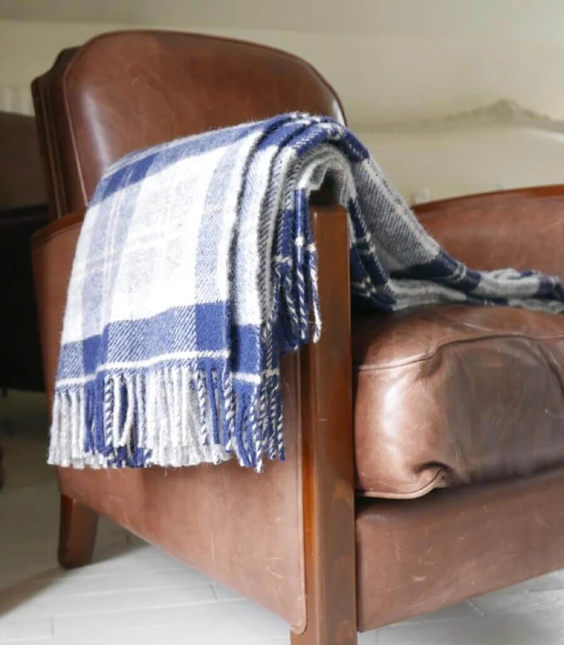 Plaid Pure Laine Écossais Bannockbane 150 X 183 cm
