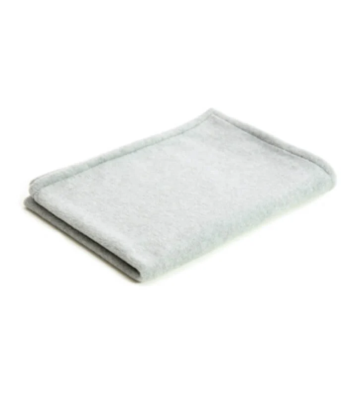 Plaid Couverture Bébé Polaire Gris 72 X 100 cm