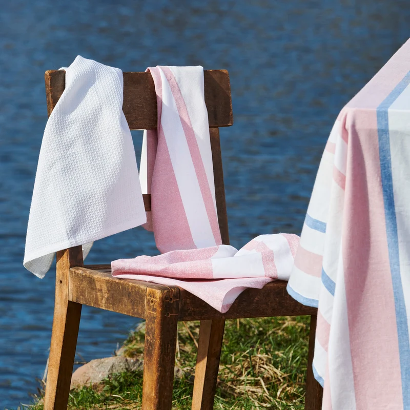 Linge de table rayé - 100% coton