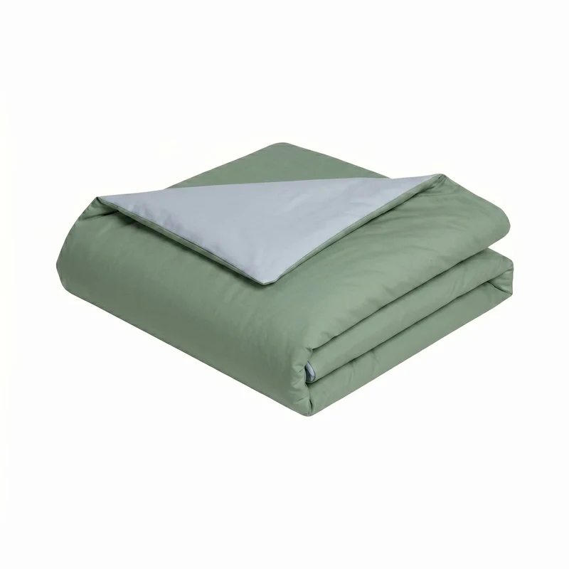 Housse de couette bicolore Duo Coton - Coton 57 fils