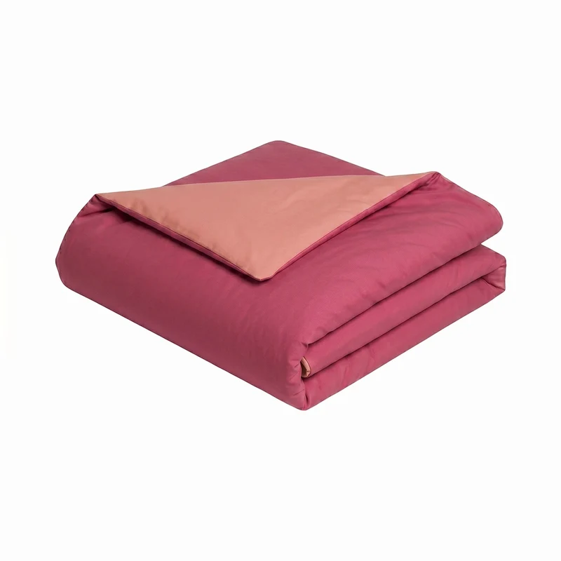 Housse de couette bicolore Duo Coton - Coton 57 fils
