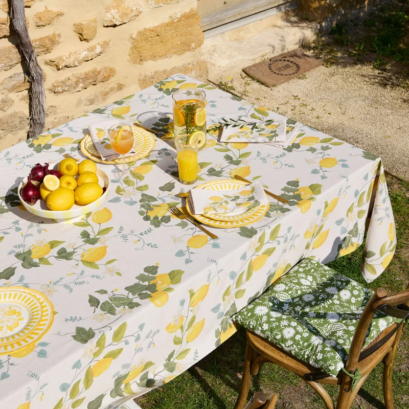 Nappe Jardin d'agrumes - Coton & Polyester