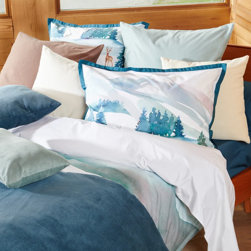 Housse d'édredon Archivelours - Velours côtelé 290 g/m²