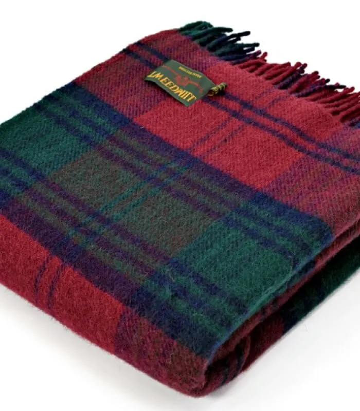 Plaid Pure Laine Écossais Lindsay 150 X 183 cm