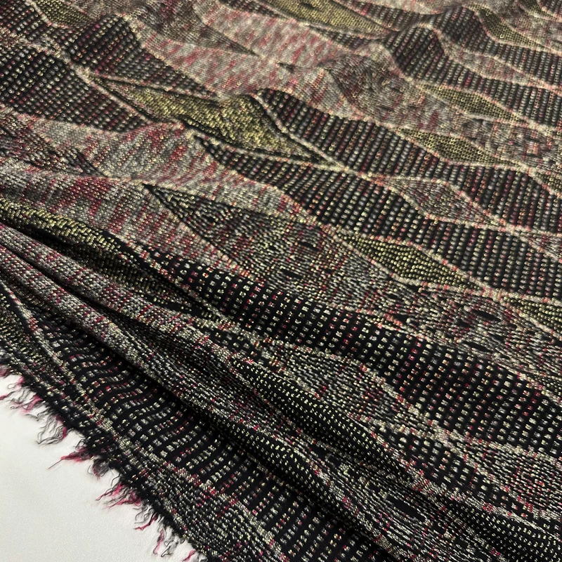 Tissu Maille, Viscose - Tissé Métallisé, Spello