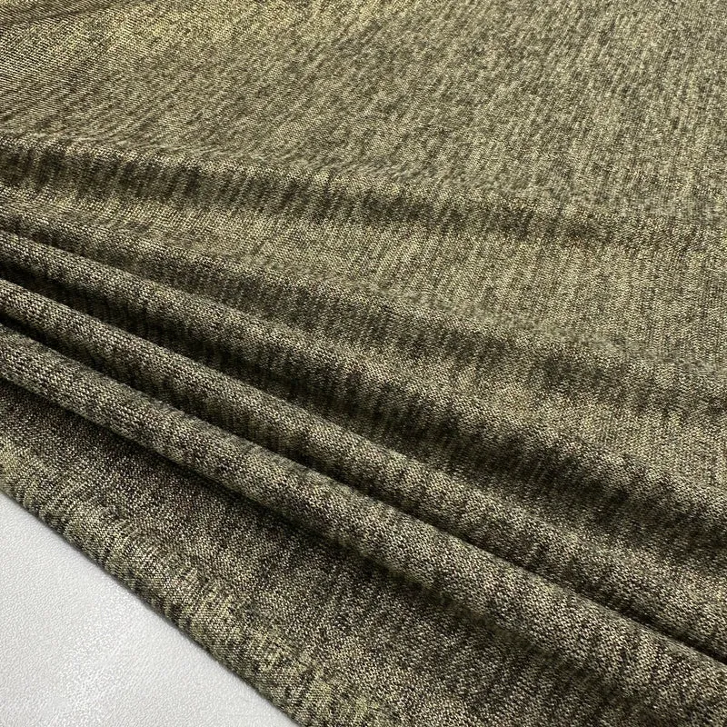Tissu Maille Jersey, Viscose - Chiné Métallisé, Silara