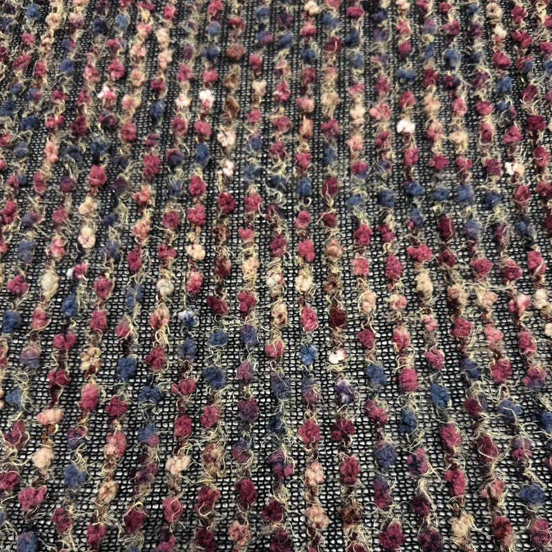 Tissu Maille Bouclette, Viscose Coton - Aradeo