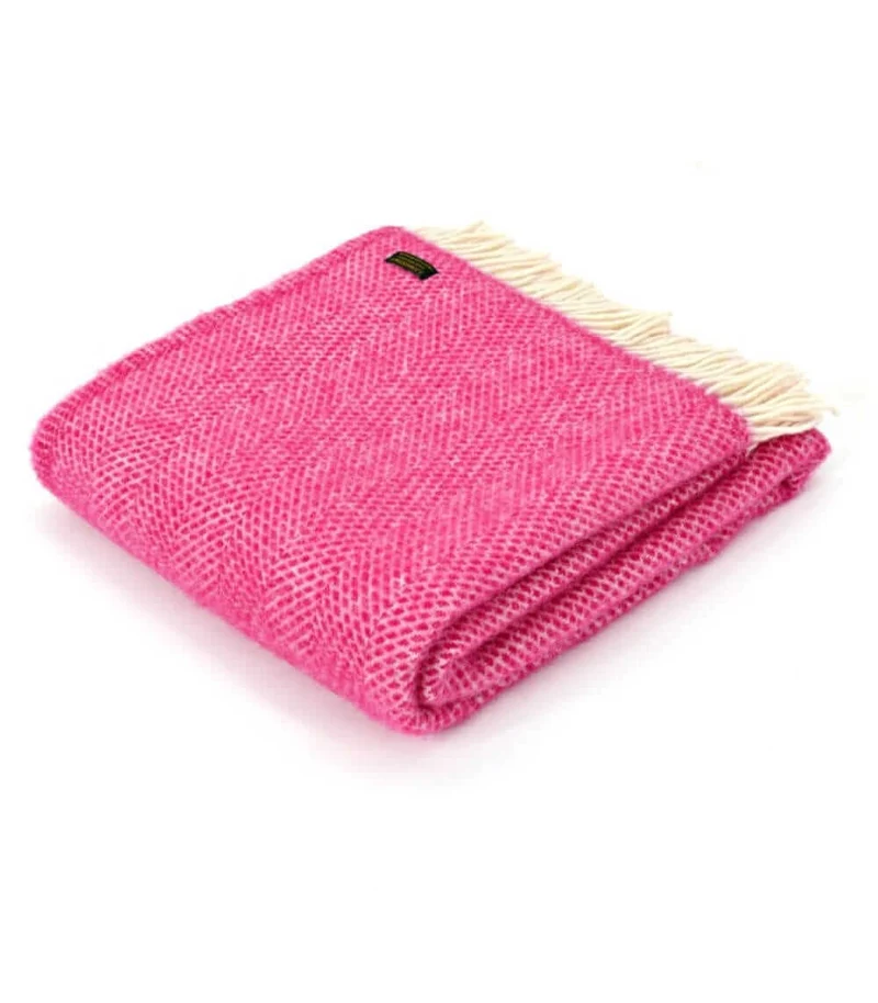 Plaid Laine Beehive Pink