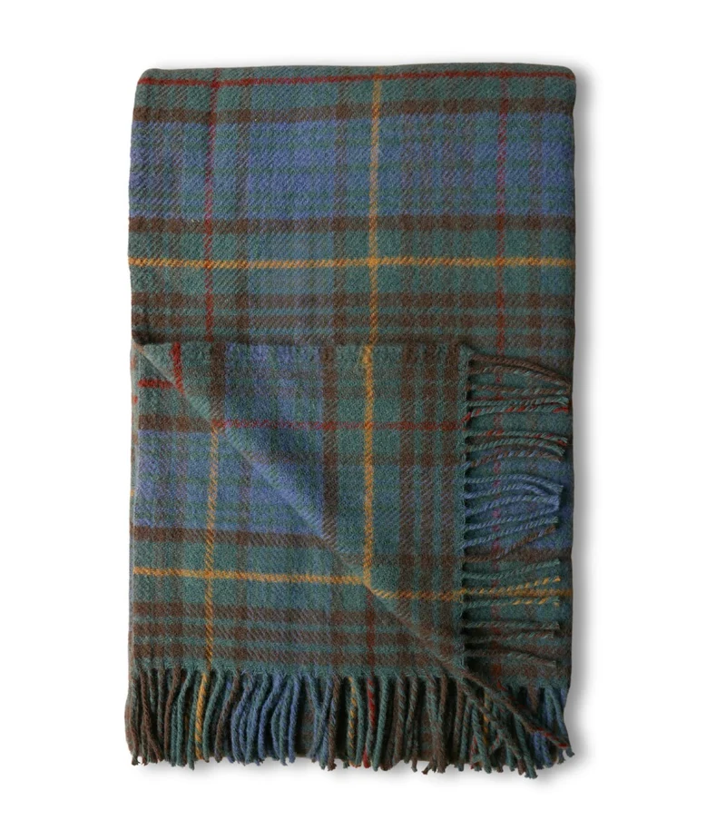 Plaid Pure Laine Écossais Antique Hunting Stewart 150 X 183 cm