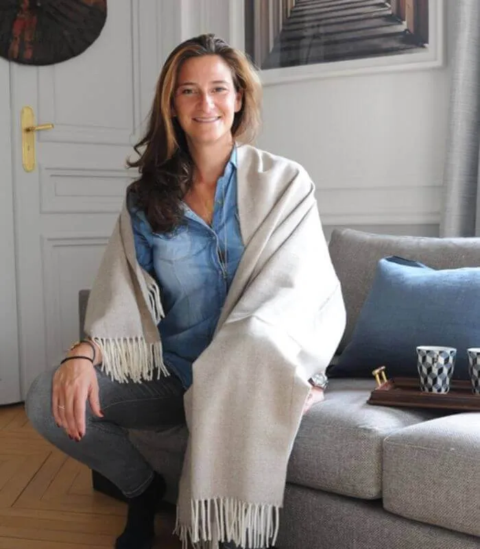 Plaid Laine Alpaga Luxe Inca Chic Beige